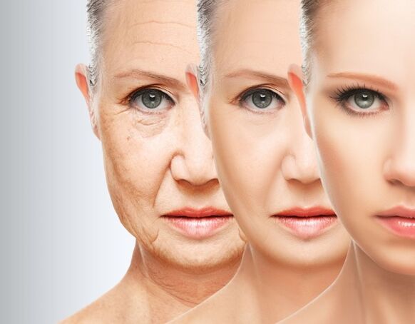 The process of removing wrinkles on the face thanks to plasma rejuvenation